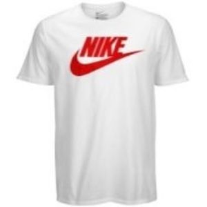 Red and white Nike T-shirt